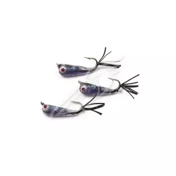 Мормышка ЯМАН &quot;Малек пыздрик&quot; с ушком, L-13 мм, вес 0,15 г, кр. Kumho №12, цв. черный (уп. 3 шт.)