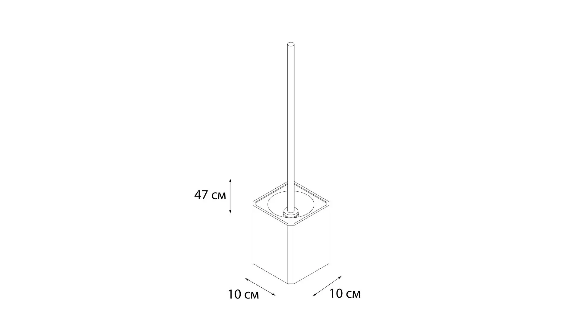 Ерш для унитаза напольный Fixsen Dony FX-232-5