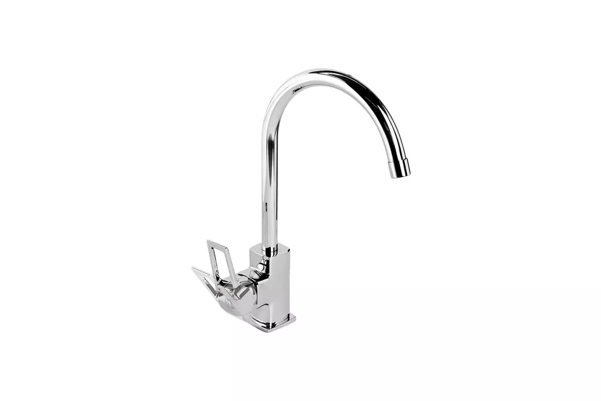 Смеситель для кухни, высокий излив, хром Milardo Atlantic ATLSB00M05, латунь