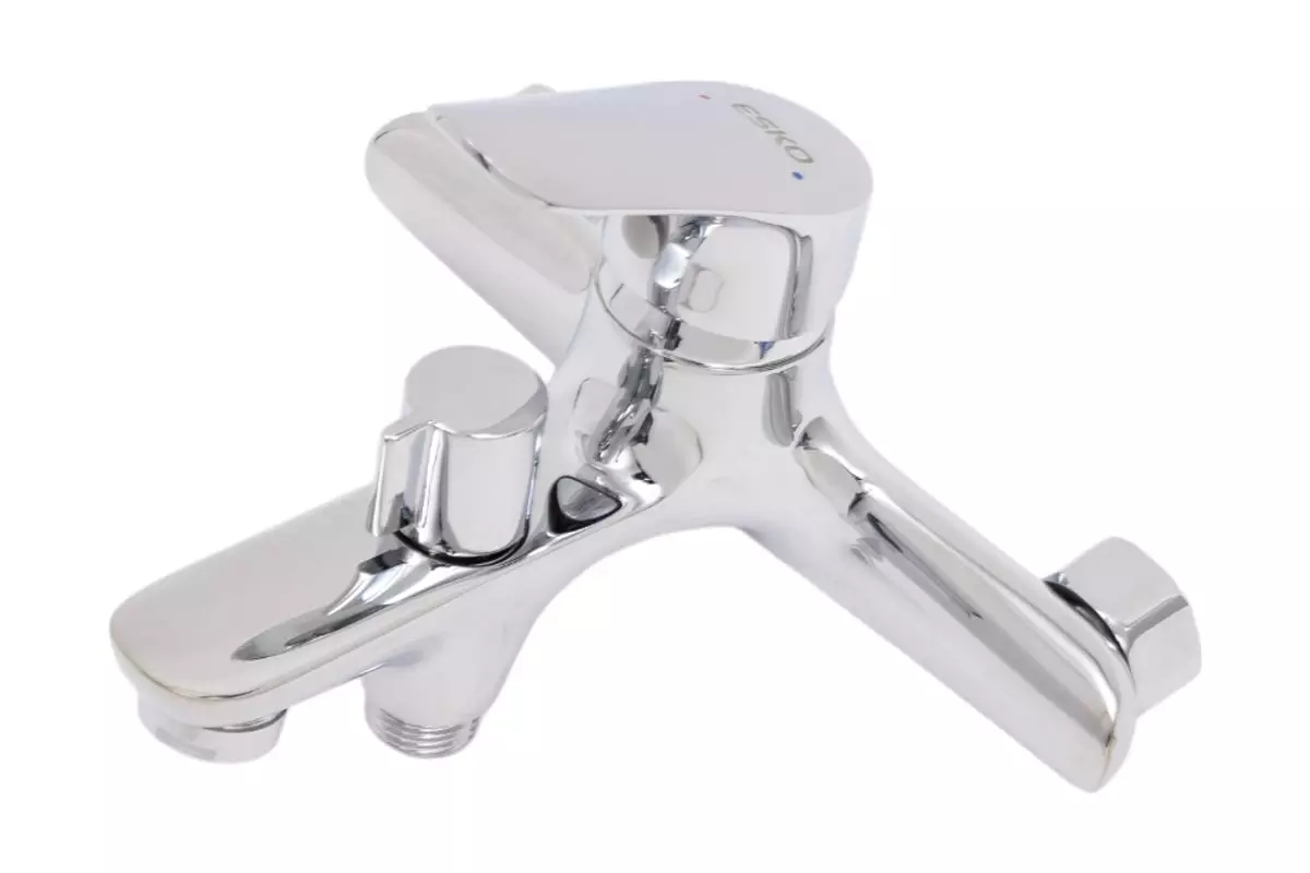 Смеситель для ванны, короткий излив, хром, без аксессуаров, ESKO Asti AT 54 w/a, латунь