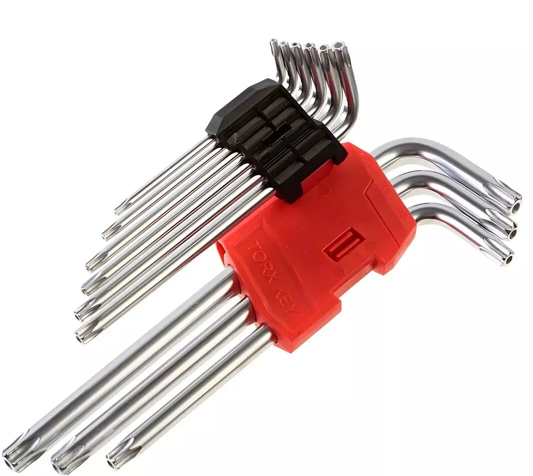 Набор ключей с держателем TORX GRANDWORK длинные 9 шт