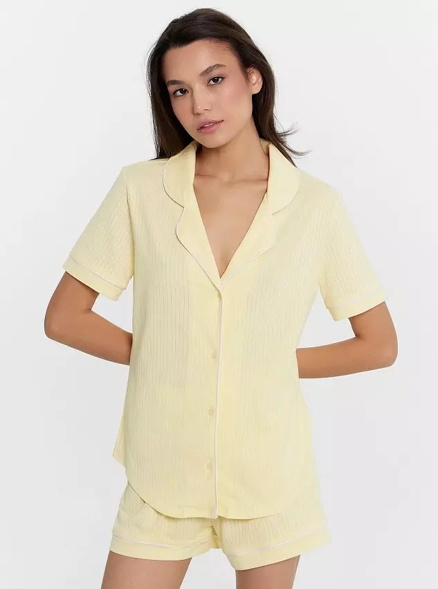 Пижама женская Mark Formelle 592478 св.желтый, р-р 164/170-100-106 (50 / XL)
