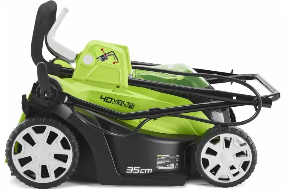Газонокосилка аккумуляторная Greenworks G40LM35, 40V, 35 см, без АКБ и ЗУ