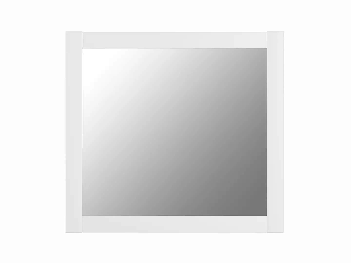 Зеркало навесное СИРИУС 78х78 (белое)