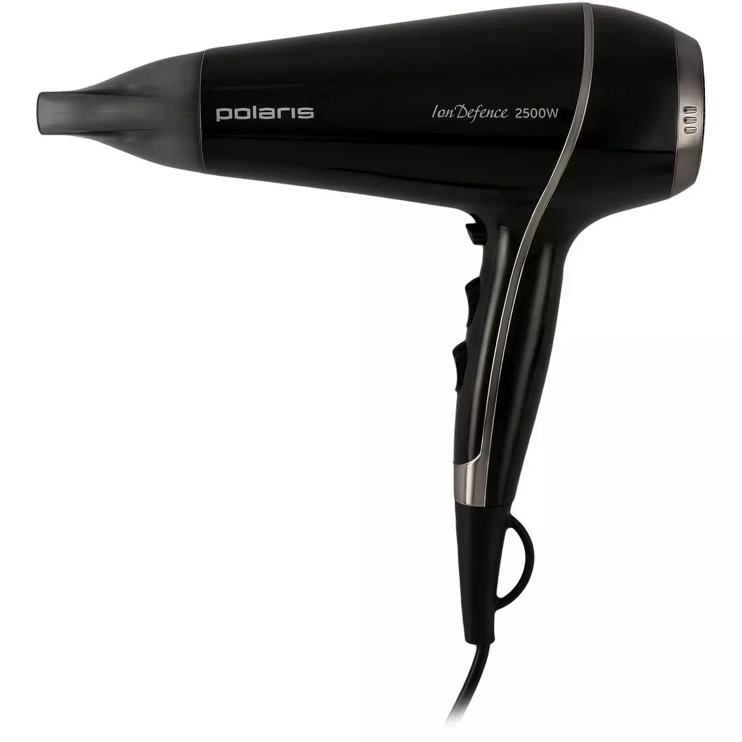 Фен для волос Polaris 2500Вт 2 скорости 3 режима 2 насадки шнур 1,75м PHD 2503TDi