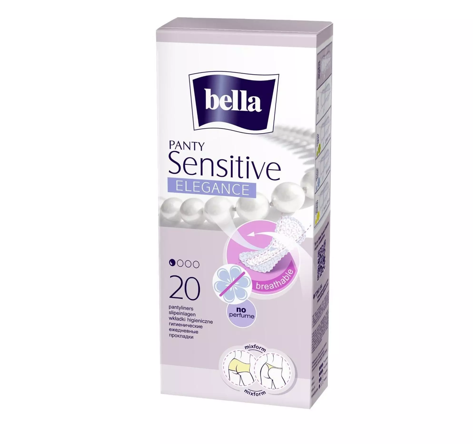 Ежедневные прокладки Bella Panty sensitive elegance 20 шт — купить по  выгодной цене в интернет-магазине Колорлон