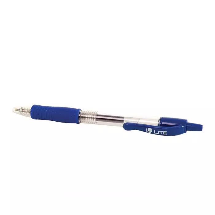 Гелевая ручка автом. LITE 0,5 мм синий грип