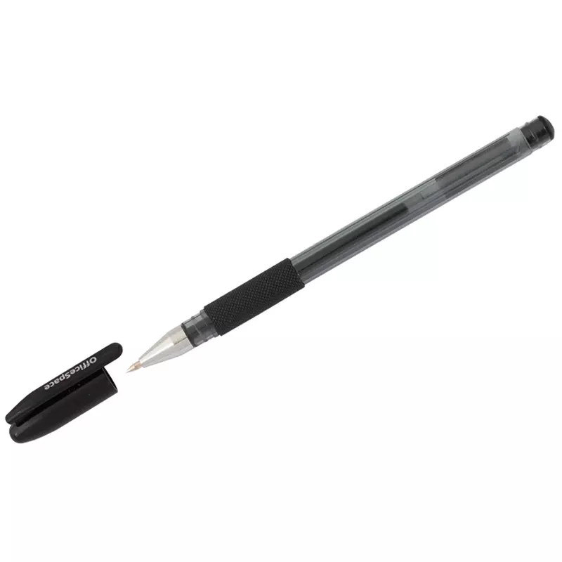 Гелевая ручка OfficeSpace TC-Grip черная, 0,5мм, 260061