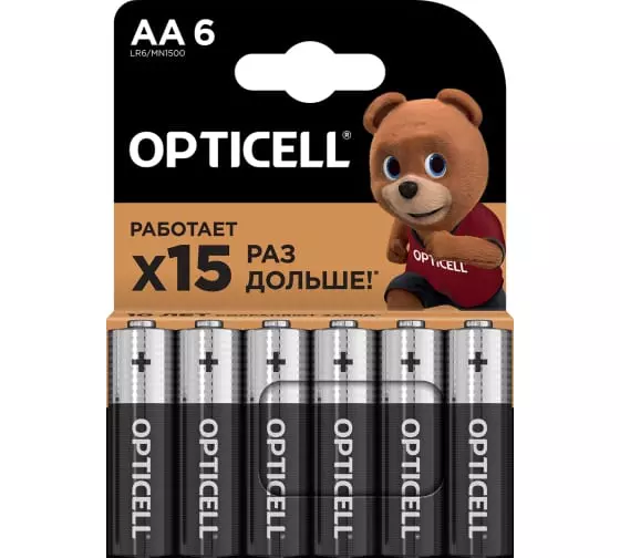 Батарейки Opticell Basic AA 6шт