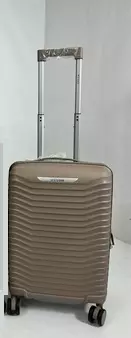 Чемодан размер M пластиковый кофе Прага