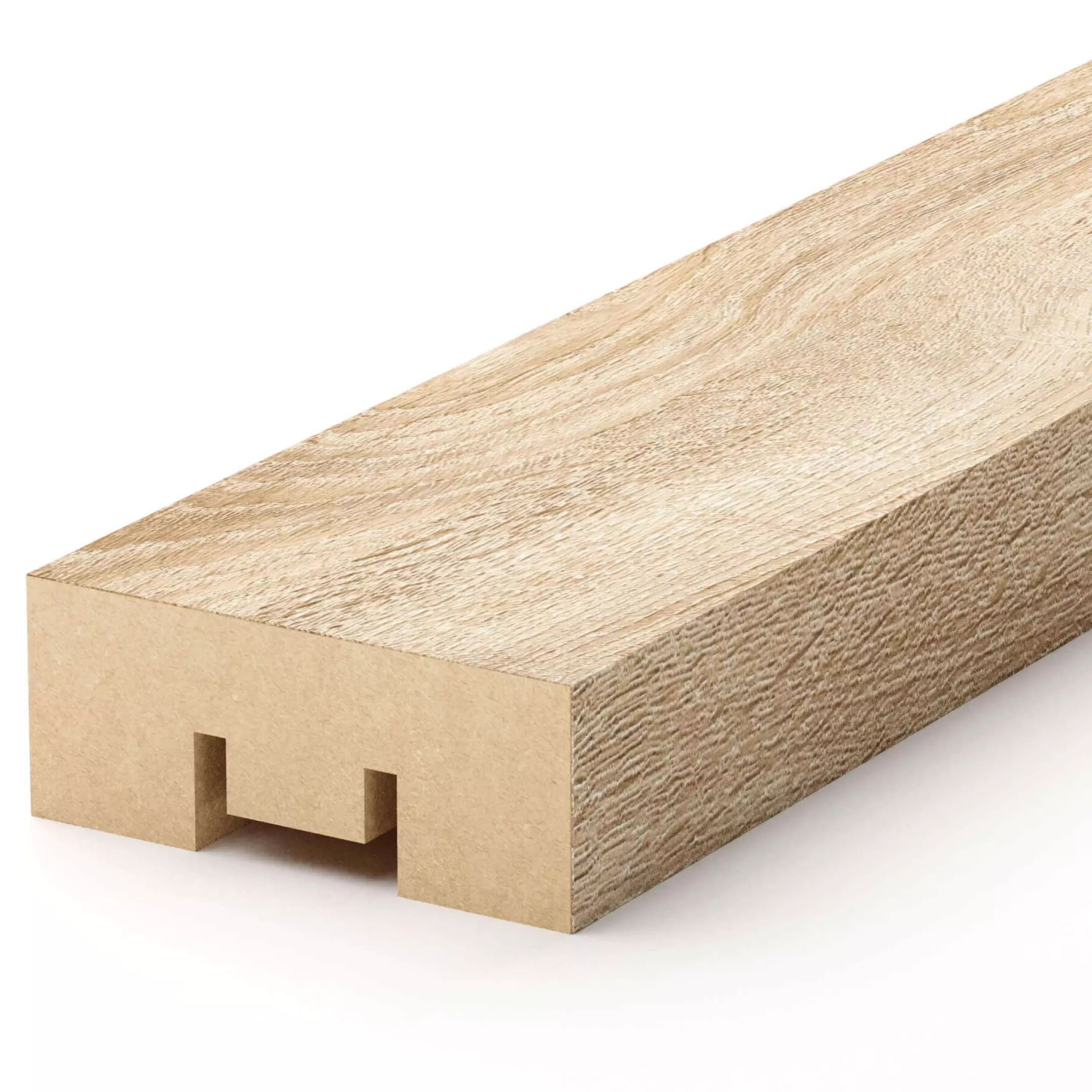 Интерьерная рейка МДФ STELLA Ривьера Дуб Сонома 40х30х2700 мм