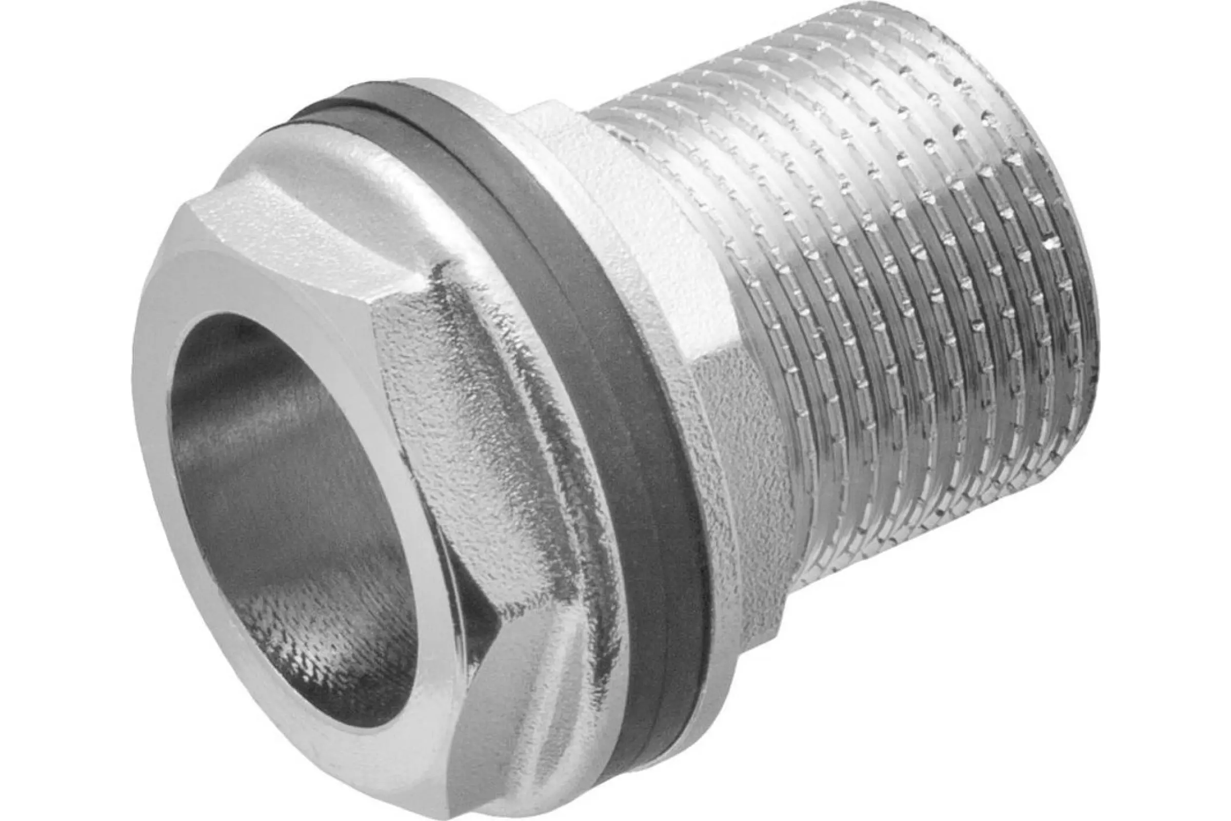 Штуцер (врезка) в бак (емкость) с прокладкой 3/4" (латунь), MPF ИС.071267