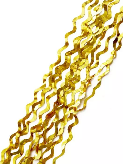 Дождик новогодний 9*100 см, желтый, 91138