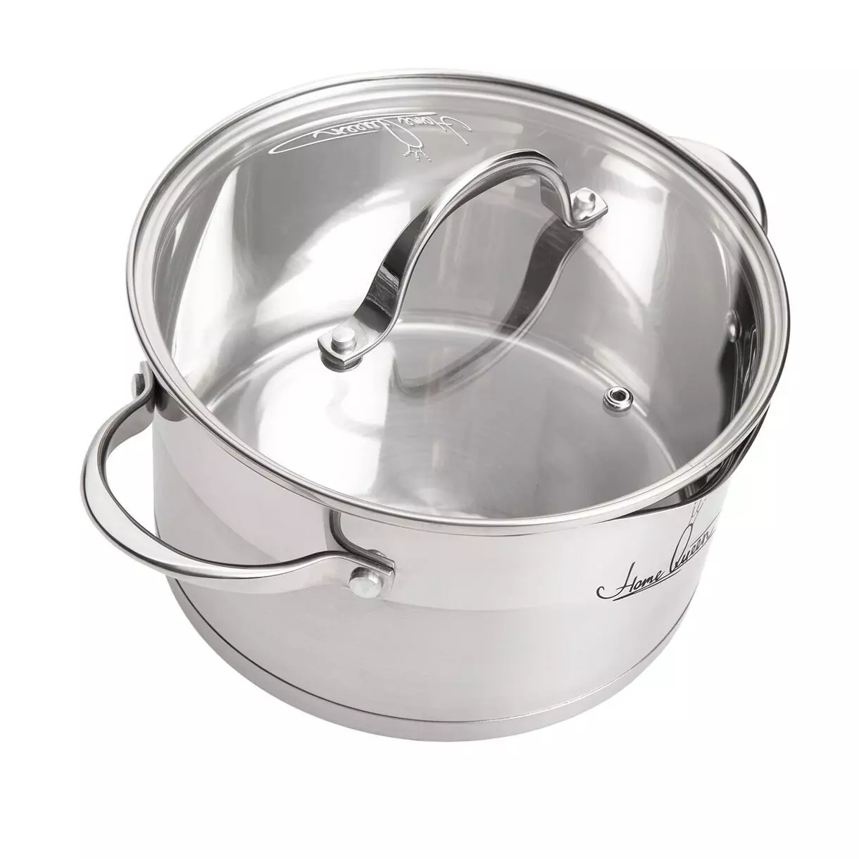 Кастрюля 2,5 л, нерж. сталь, "Тандем" Home Queen