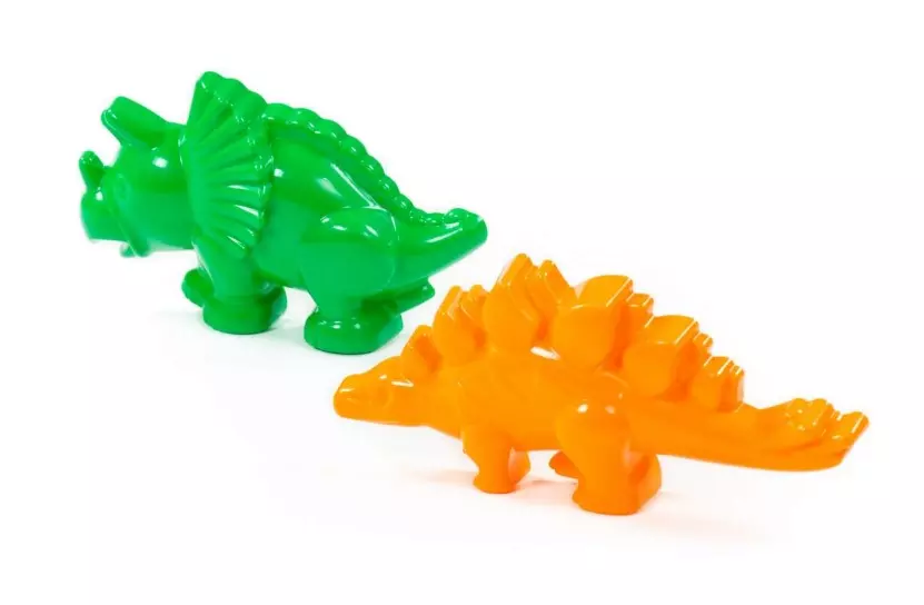 Формочки для песка 2 шт Динозавры Полесье 57426