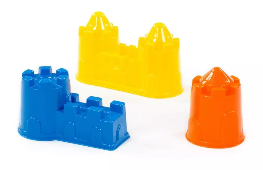 Формочки для песка 3 шт Замок Полесье 37251