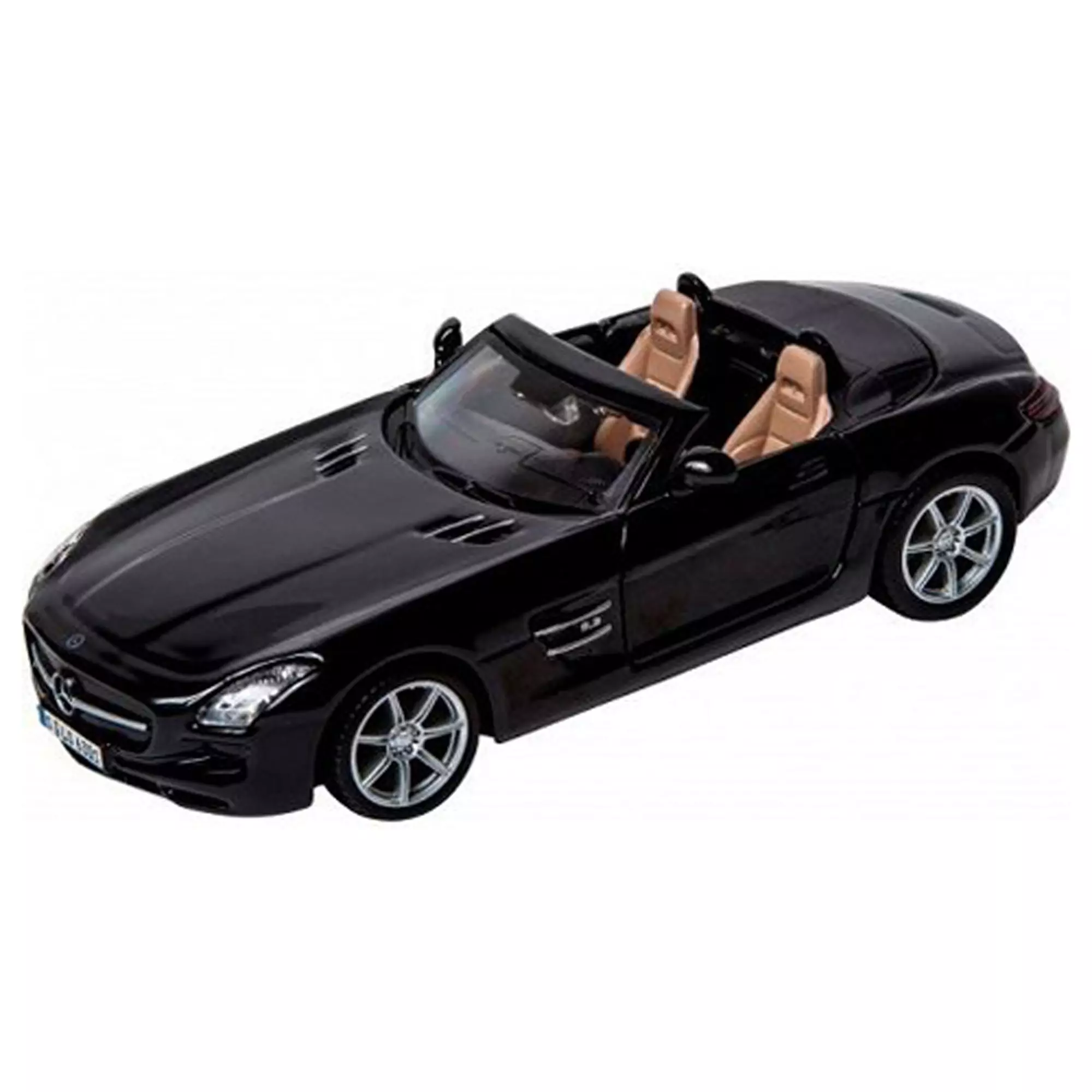 Машинка die-cast Mercedes-Benz SLS AMG Roadster Bburago 1:32, чёрная 18-43035