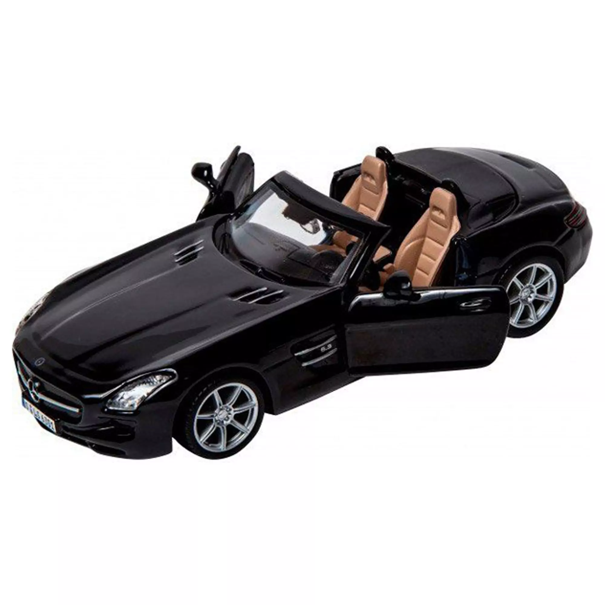 Машинка die-cast Mercedes-Benz SLS AMG Roadster Bburago 1:32, чёрная 18-43035