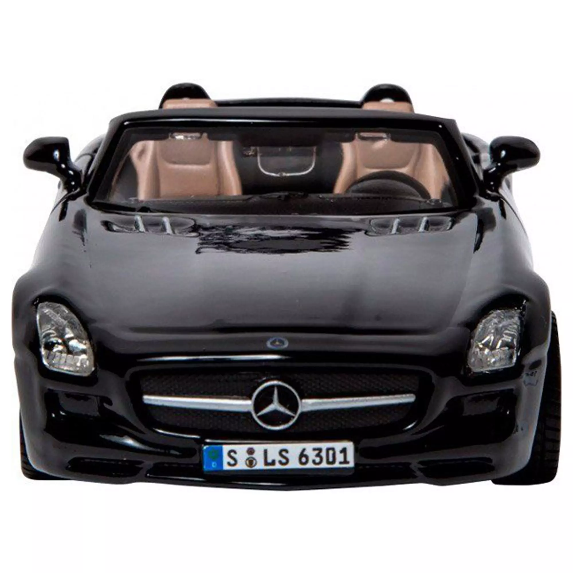 Машинка die-cast Mercedes-Benz SLS AMG Roadster Bburago 1:32, чёрная 18-43035