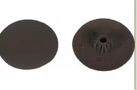 Заглушка для шуруп-стяж. PZ 5 /HEX 5 мм тёмно-коричневая (50 шт) - пакет Tech- Krep