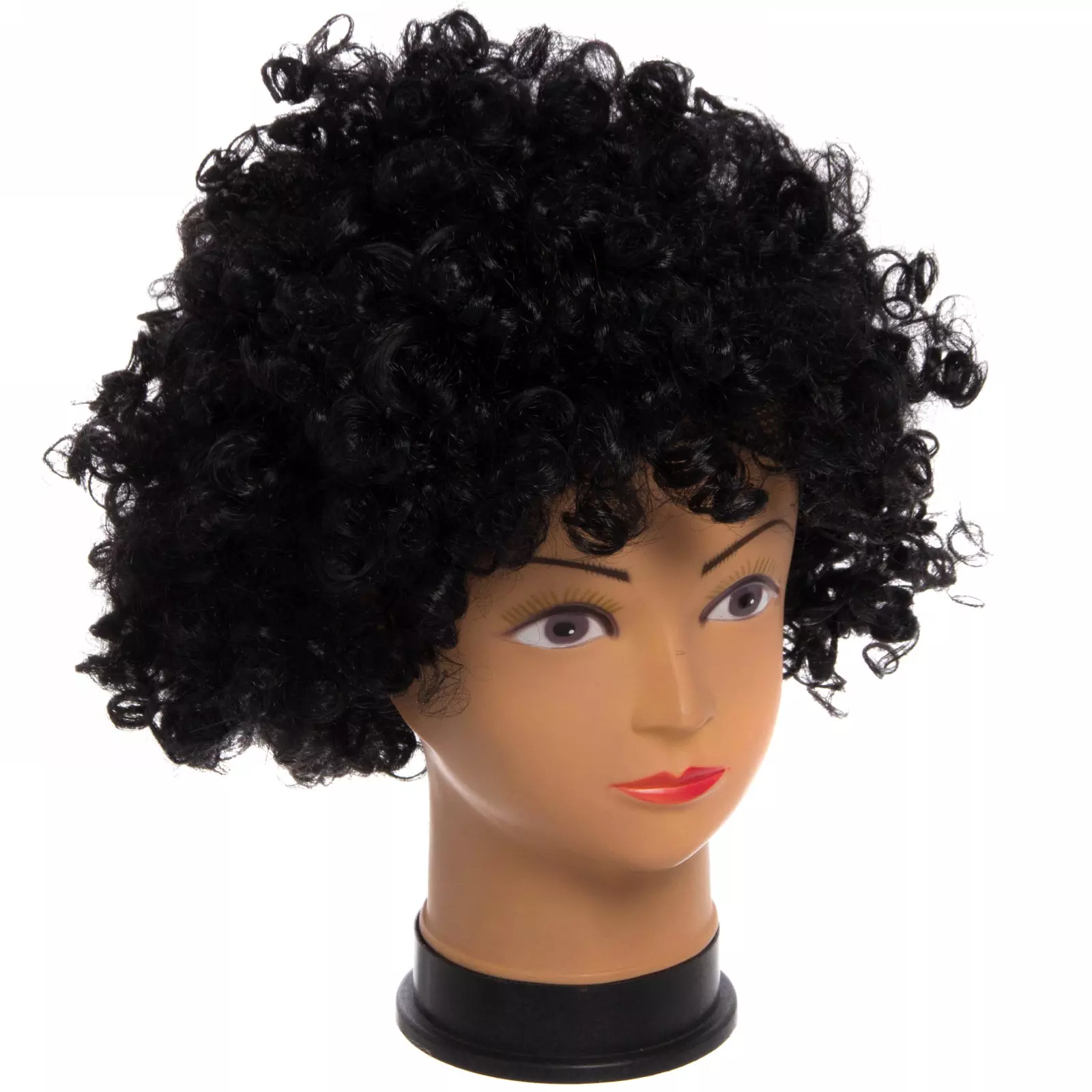 Парик карнавальный Афро кудри Черный 772-034