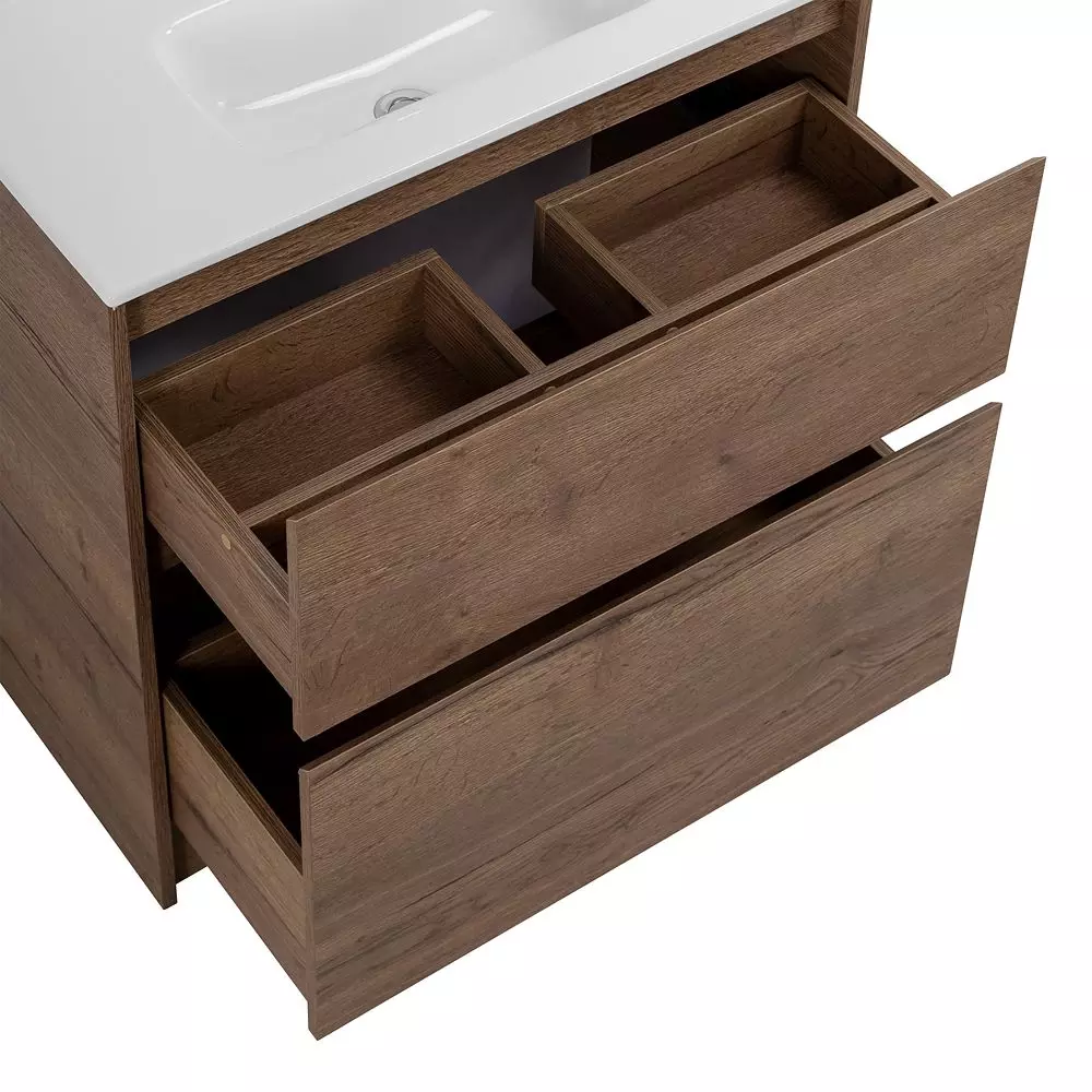 Тумба под раковину напольная BelBagno Rovere Tabacco KRAFT-800-2C-PIA-RT (Без Раковины!)