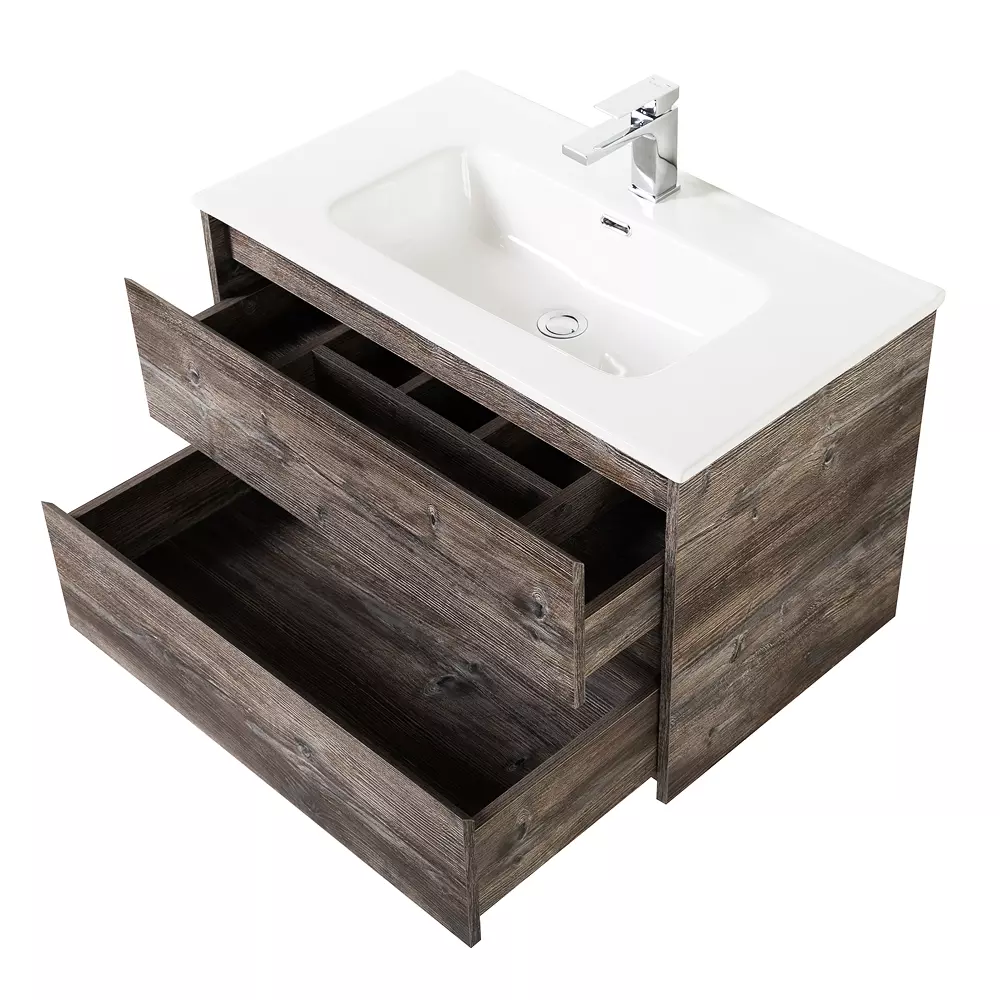 Тумба под раковину напольная BelBagno Rovere Tabacco KRAFT-800-2C-P (Без Раковины!)