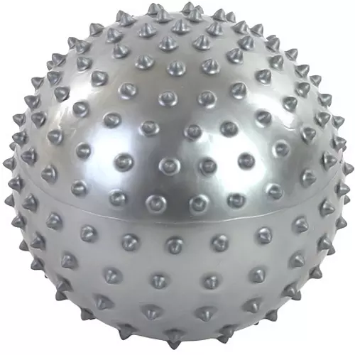 Мяч массажный Alonsa SMB-06-01 серебряный 20 см 