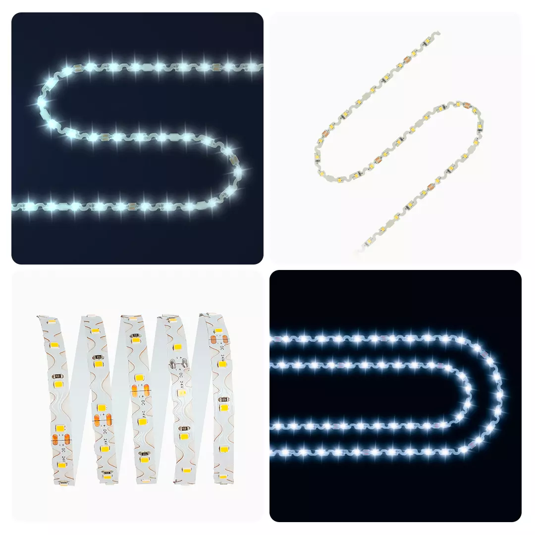 Светодиодная лента 24В 8Вт/м 700Лм/м 6500К 5м 6мм CRI&gt;80 SMD2835 60шт/м IP20 Apeyron 00-351