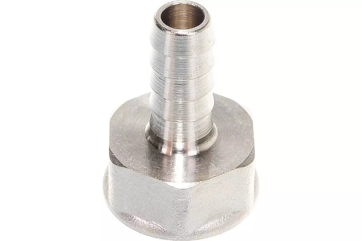Штуцер для шланга 1/2&quot;х10 мм, ВР, никель, CTM 