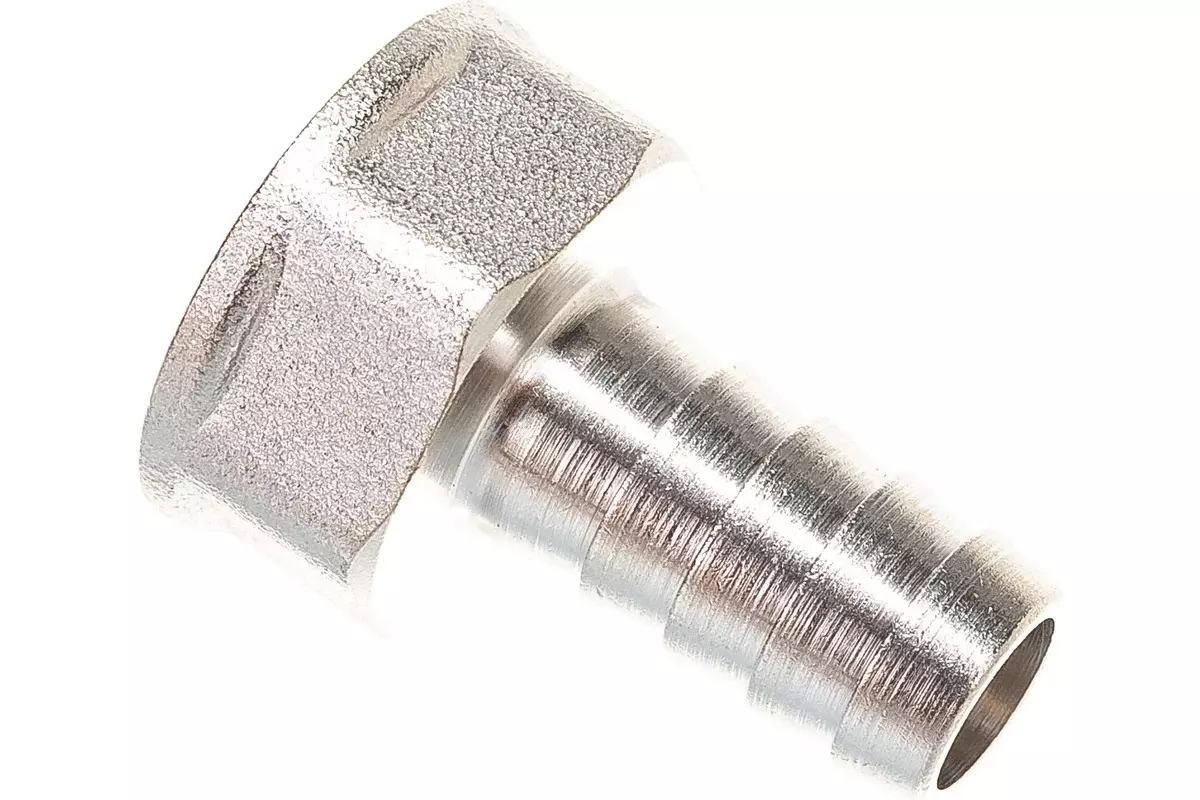 Штуцер для шланга 1/2&quot;х12 мм, ВР, никель, CTM 