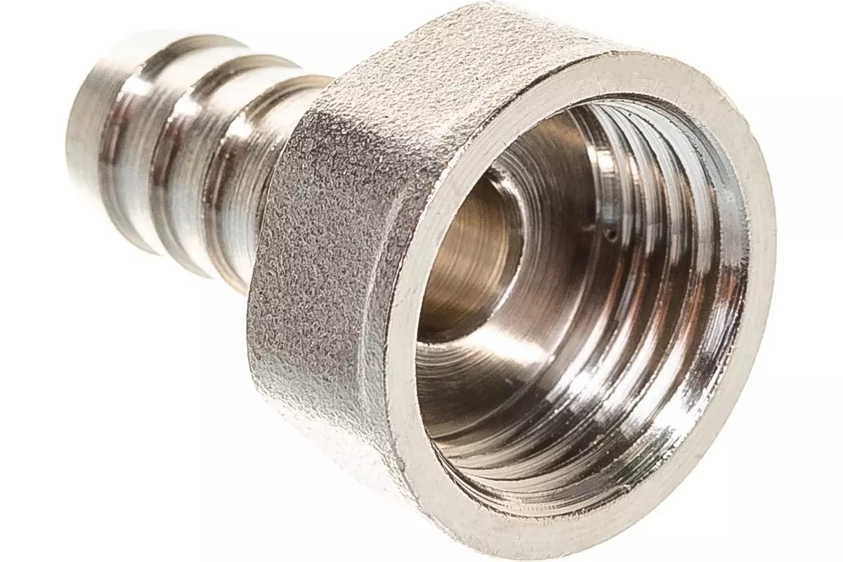 Штуцер для шланга 1/2&quot;х12 мм, ВР, никель, CTM 