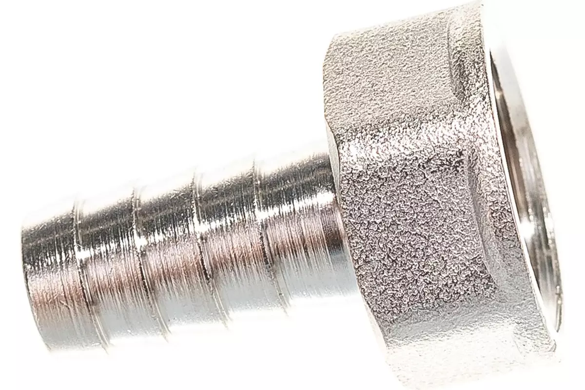 Штуцер для шланга 1/2&quot;х12 мм, ВР, никель, CTM 