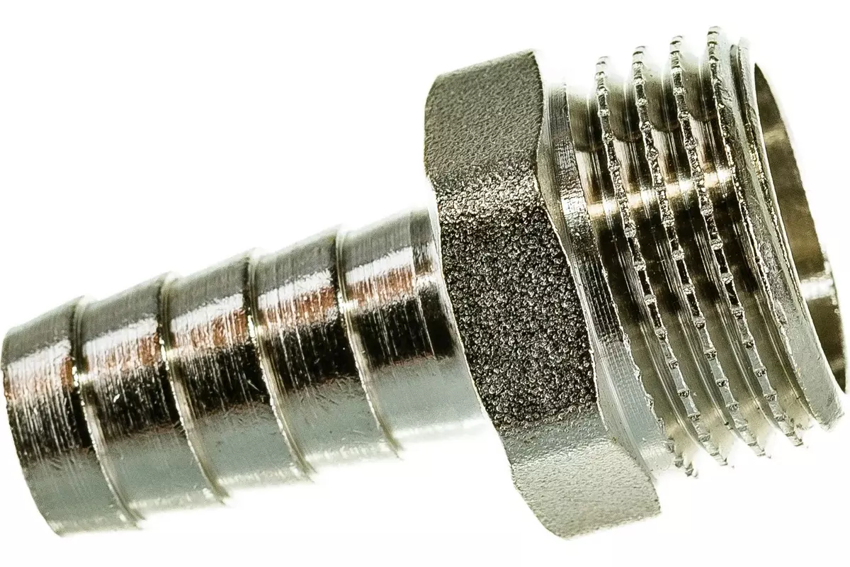 Штуцер для шланга 1/2&quot;х12 мм, НР, никель, CTM