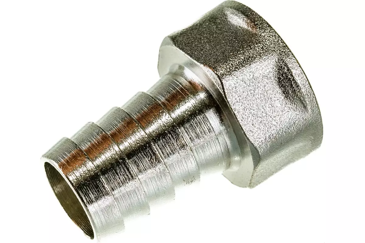 Штуцер для шланга 1/2&quot;х16 мм, ВР, никель, CTM 