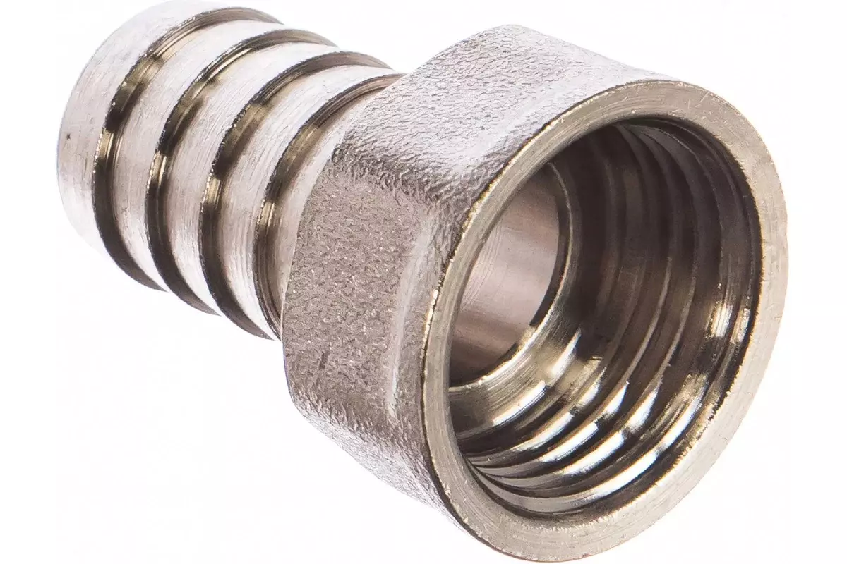 Штуцер для шланга 1/2&quot;х16 мм, ВР, никель, CTM 