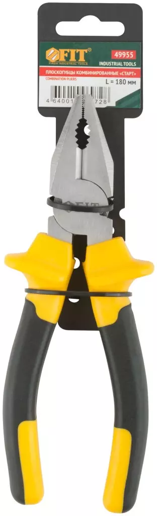 Плоскогубцы 180 мм FIT 49955