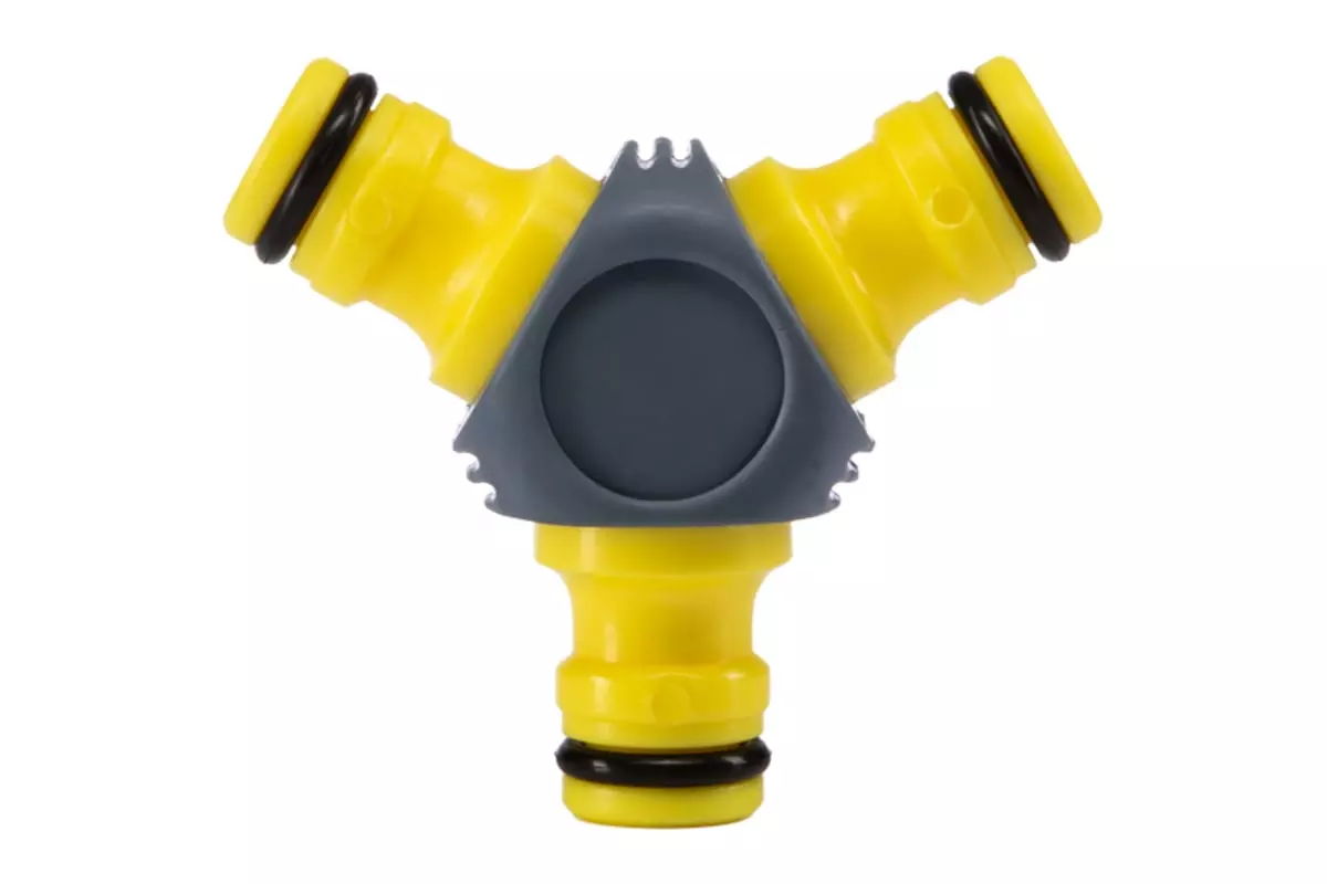 Тройник соединительный для шлангов под коннектор Профи "ЧЕТЫРЕ СЕЗОНА" 62-0222-3-F