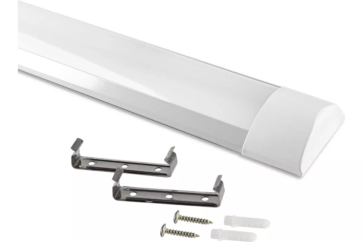 Линейный светодиодный светильник IP40 1200мм 6500К 55Вт матовый VKL electric 1212215