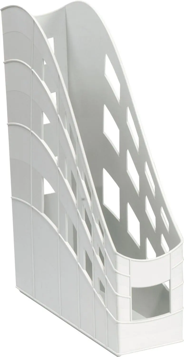 Подставка для бумаг вертикальная пластиковая ErichKrause 21999 S-Wing, Classic, 75мм, серая