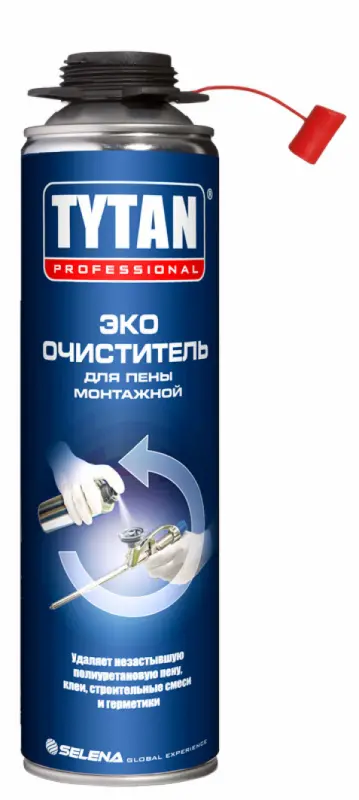Очиститель монтажной пены Tytan Professional ЭКО 500 мл