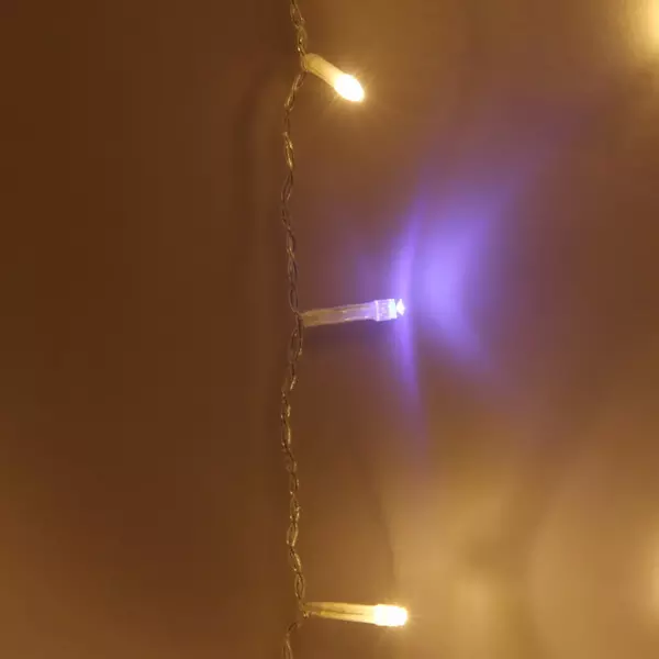 Уличная гирлянда Занавес 1,5х2 м 320 ламп теплый белый (1 режим мерцание) 183-173