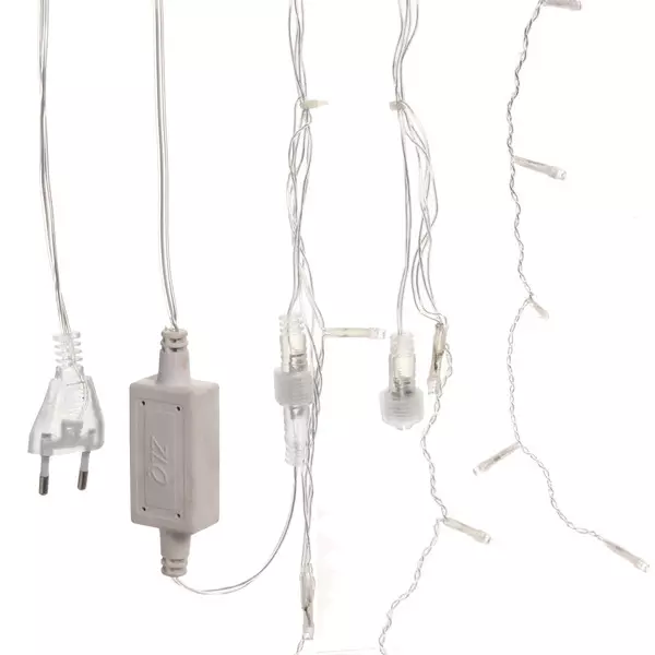 Уличная гирлянда Занавес 1,5х2 м 320 ламп теплый белый (1 режим мерцание) 183-173