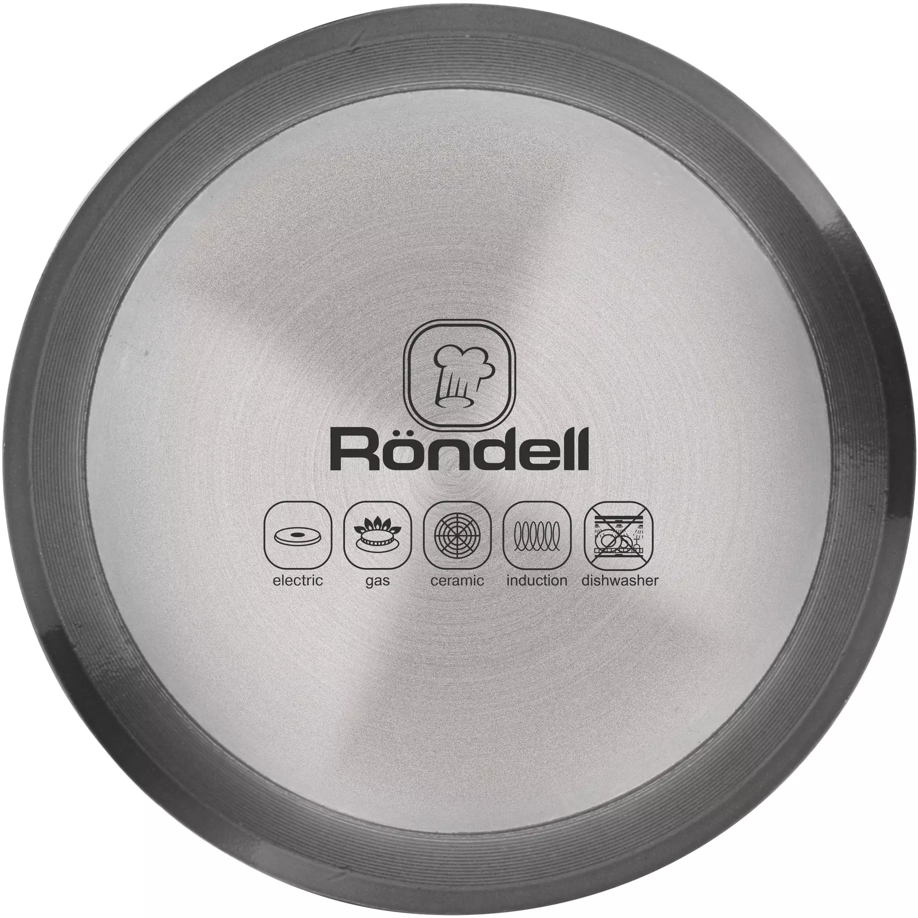 Гейзерная кофеварка 450 мл, индукция, Escurion Grey, Rondell, RDA-1274