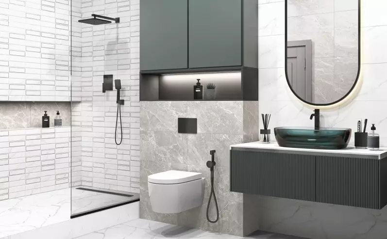 Кафель 300х600 мм Бронкс рельеф. TWA3060BRK17 ALMA CERAMICA кор. - 11 шт