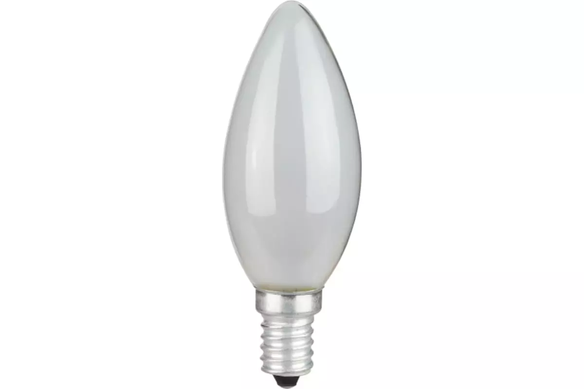 Лампа накаливания Е14 220В 60Вт свеча матовая ЭРА Б0066376