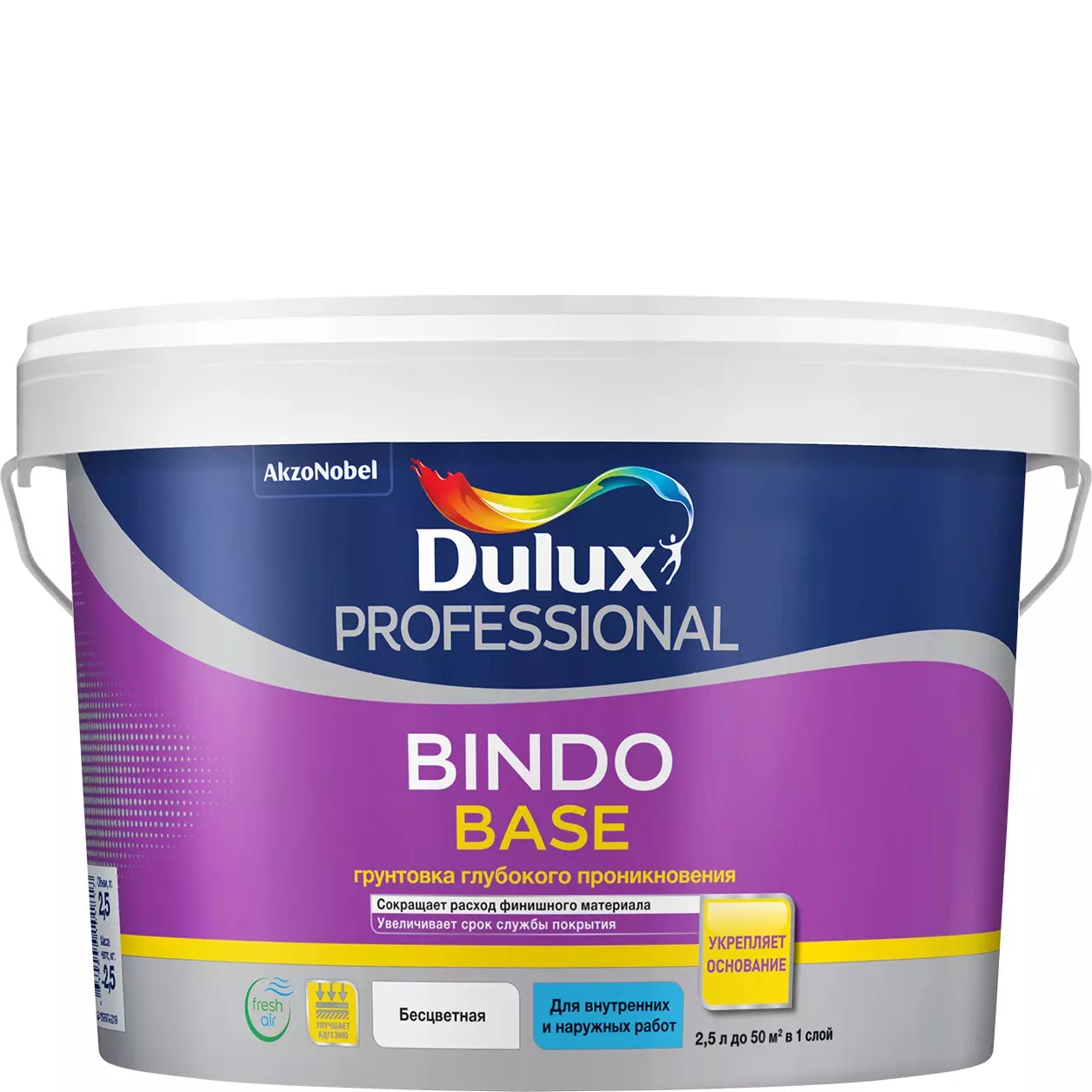 Грунтовка Dulux Professional Bindо Base 2.5 л глубокого проникновения