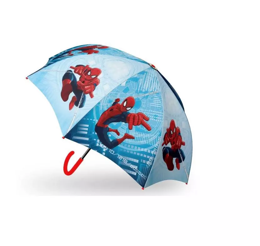 Зонт детский UM45-NSPM человек-паук r-45см, ткань, полуавтомат