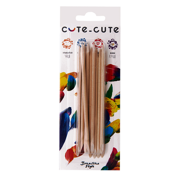 Набор деревянных палочек 10 шт, 049130 CUTE-CUTE
