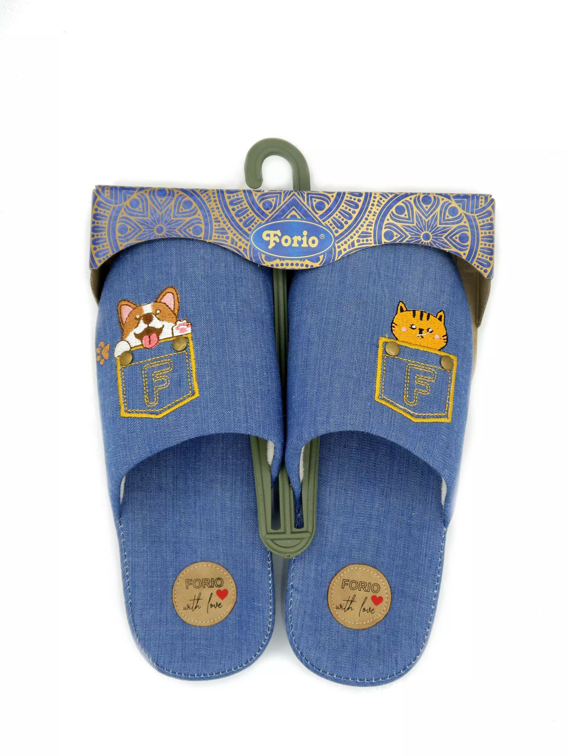 Тапочки женские открытые Forio 135-23138-АТ-КФ, р-р 38